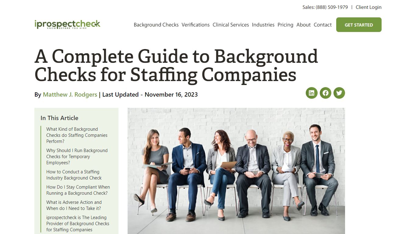 A Complete Guide to Background Checks for Staffing Companies